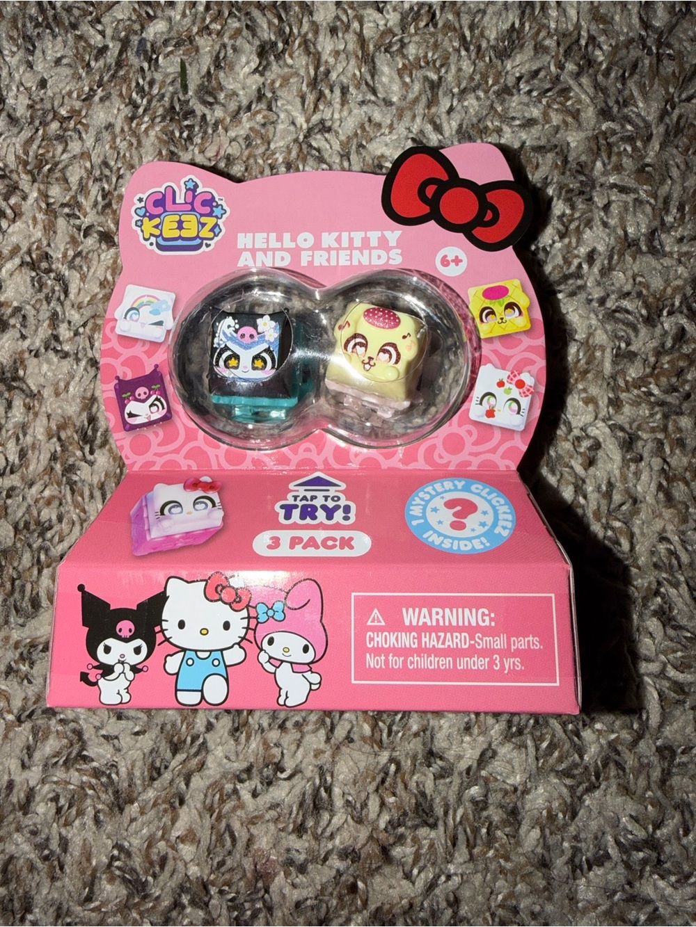 Hello Kitty and Friends Clickeez - 3 pack
